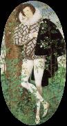 Nicholas Hilliard a youth among roses Spain oil painting artist